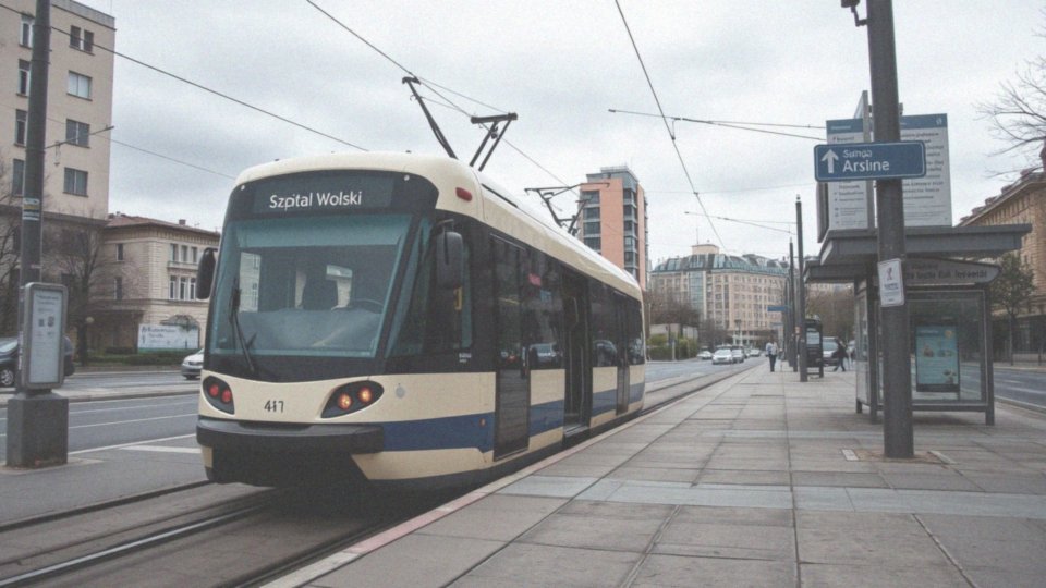 Jakie tramwaje odjeżdżają ze stacji Szpital Wolski do Kasprzaka 17?