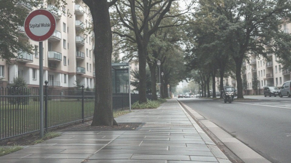Jak daleko znajduje się przystanek Szpital Wolski od Kasprzaka 17?