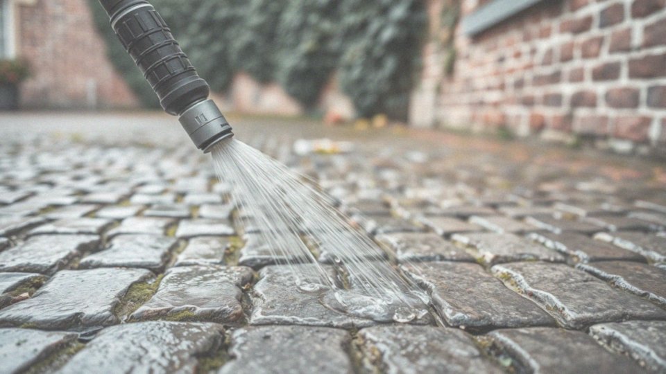 Jak użyć myjki ciśnieniowej do czyszczenia kostki brukowej?